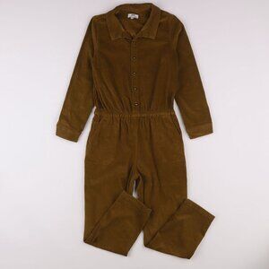 Cyrillus Brown corduroy jumpsuit size youth 14